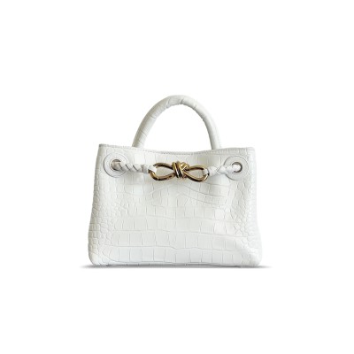 BOTTEGA VENETA CROCODILE SKIN ANDIAMO 777614 (22*15.5*9cm)